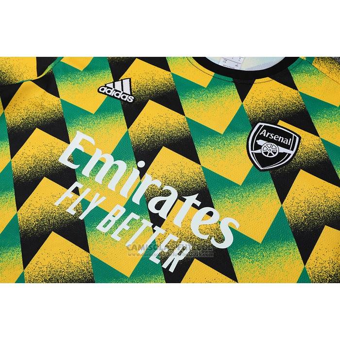 Fato de Treino Arsenal Manga Curta 2022-2023 Verde - Calcas Curta